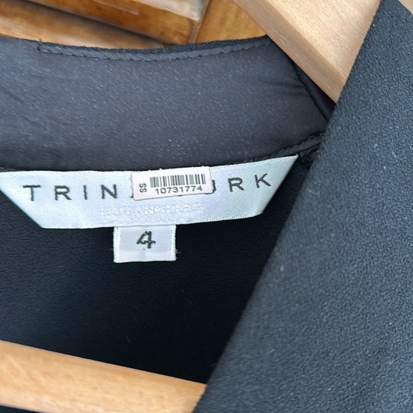 Trina Turk vneck peplum wrap top - Picture 6 of 10